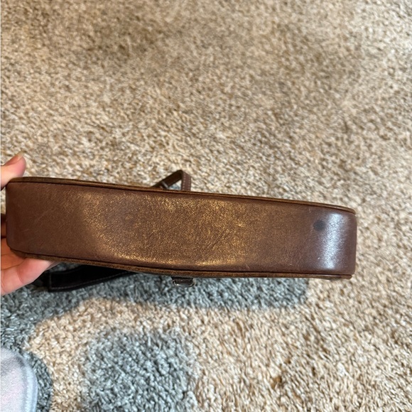 Coach Tan and Brown Leather small shoulder bag - Picture 5 of 6
